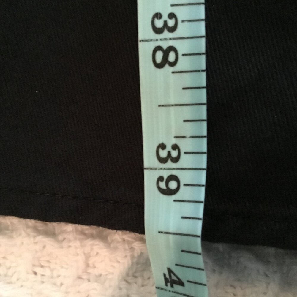 Frontier Classics Black Maxi Skirt Back Ruffles Stretch Band Waist Size M - Picture 6 of 7